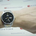 Orient Orient 3 Stars RA-AB0011B19B механические мужские часы часы крупный план черный циферблата